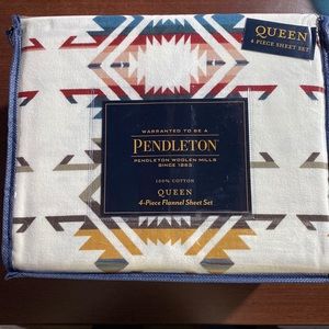 Pendleton 4 piece flannel sheets